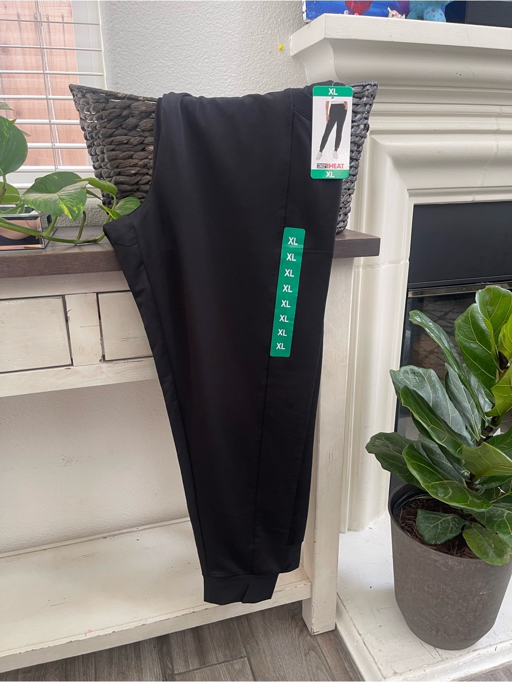 Black XL Active Jogger Pants